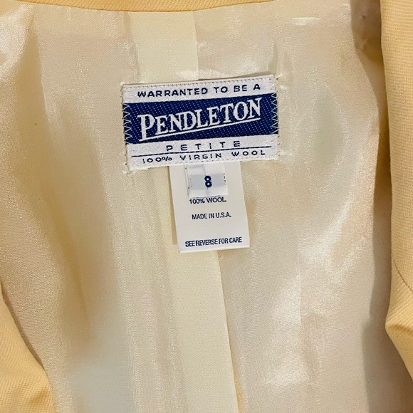 ☀️Sale☀️ Pendleton Wool womens blazer size 8 petite vintage 80’s - Picture 2 of 8